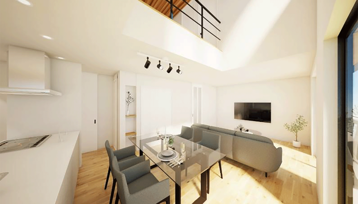 江原工務店の見学会のパース 01