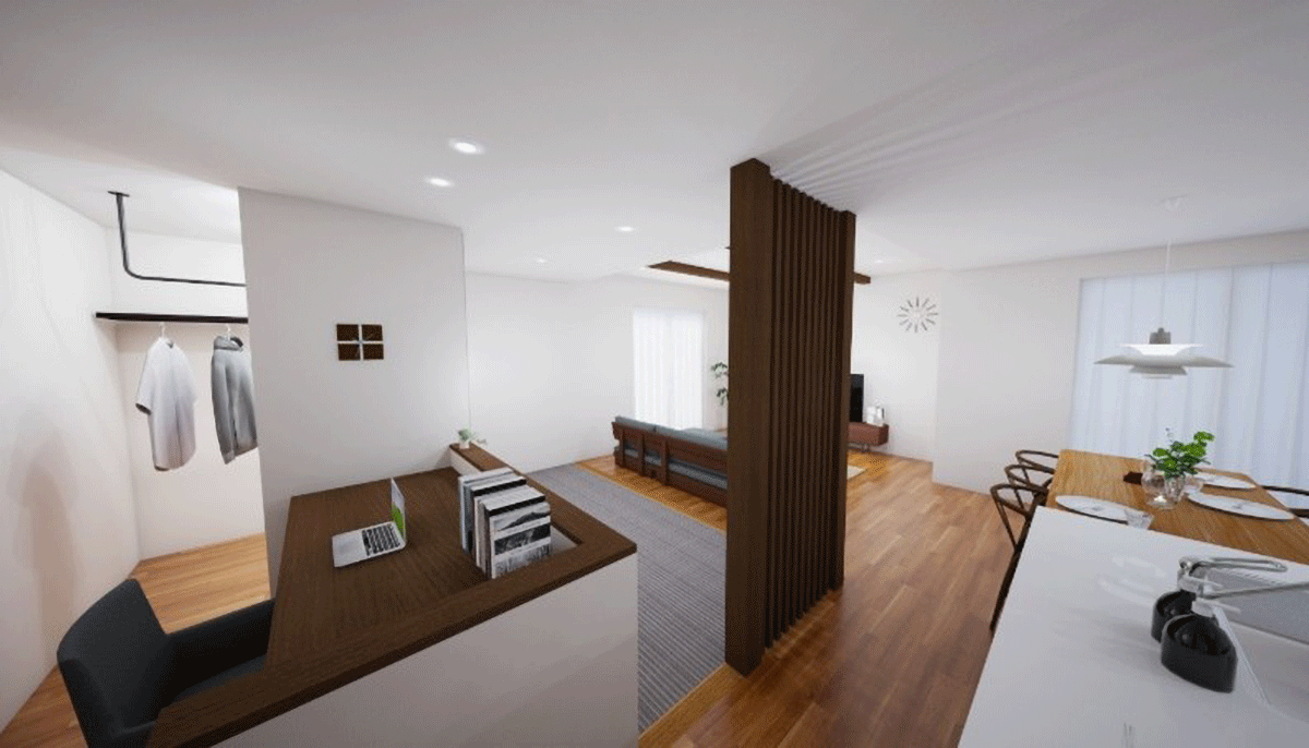 江原工務店の見学会のパース 02