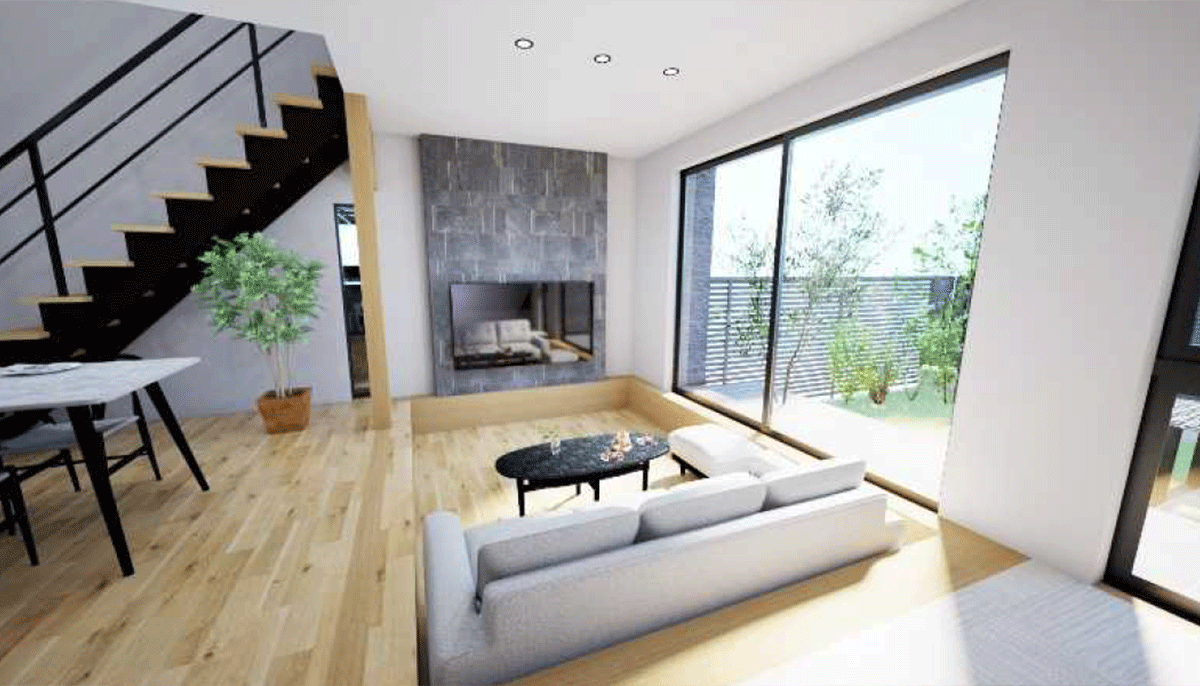 江原工務店の見学会のパース 01