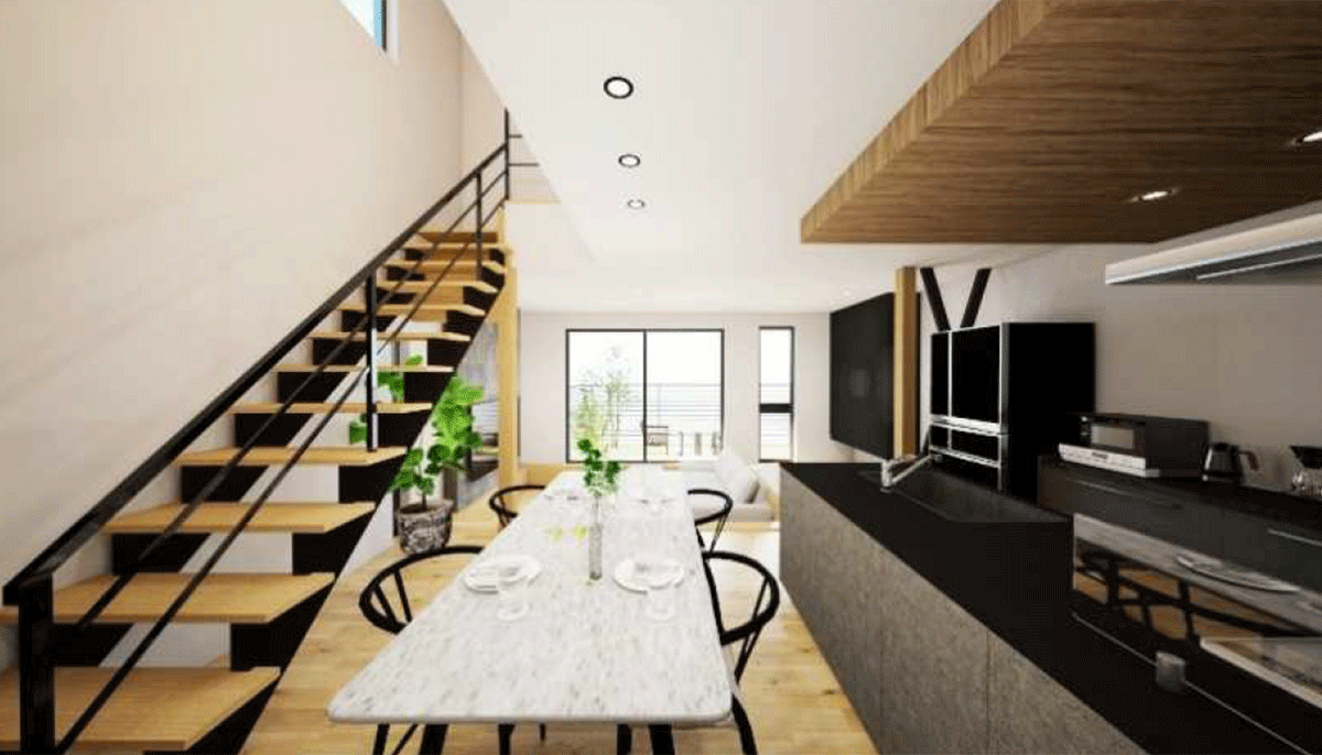 江原工務店の見学会のパース 02